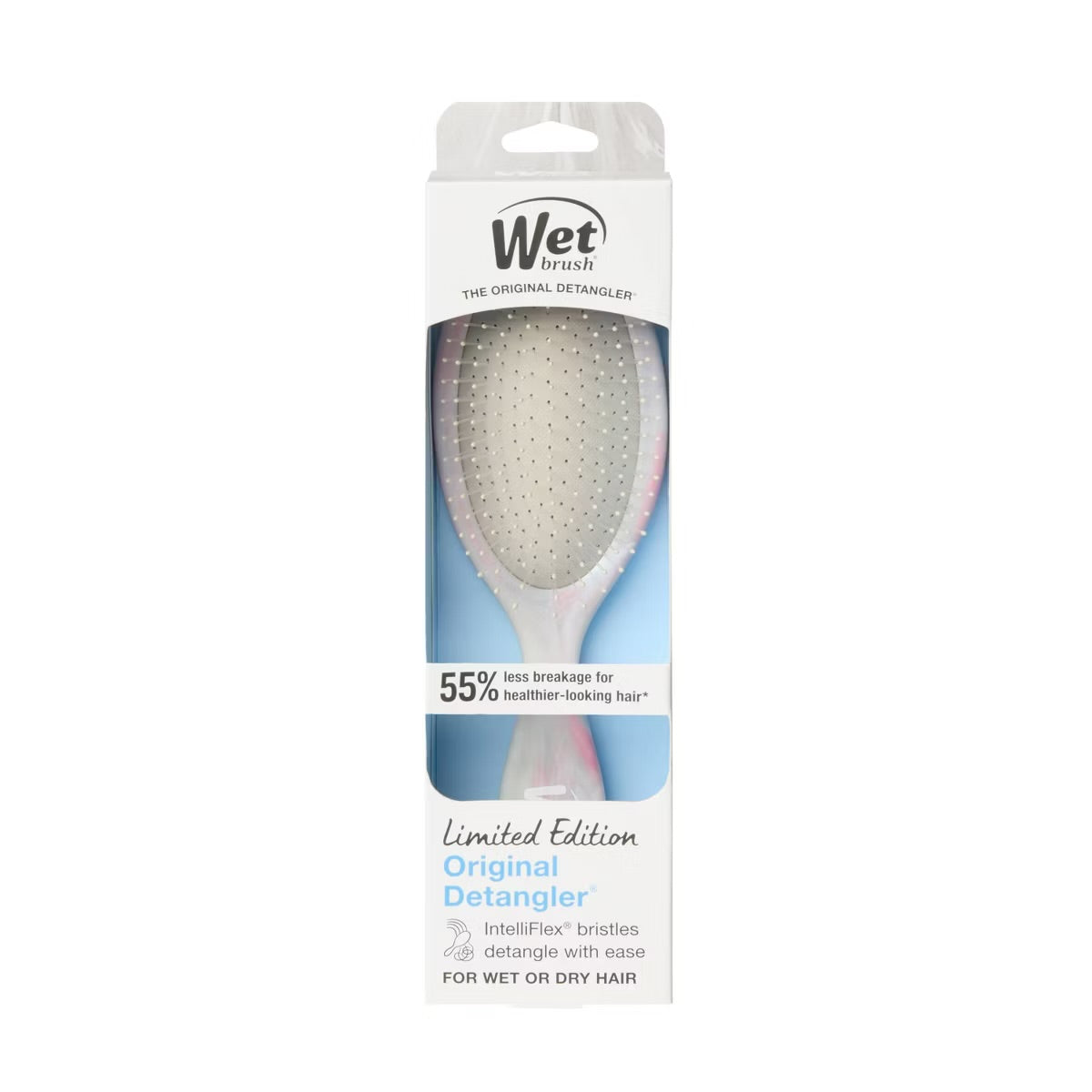Wet Brush Original Detangling Hair Brush - Marble Swirl White - Limited Edition