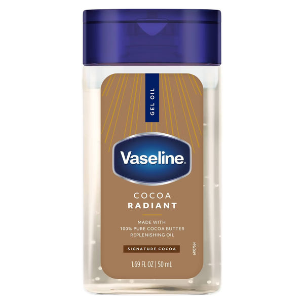 Vaseline Cocoa Radiant Gel Mini Body Oil - Travel Size - 1.7 fl oz: For Whole Body, Combination to Very Dry Skin