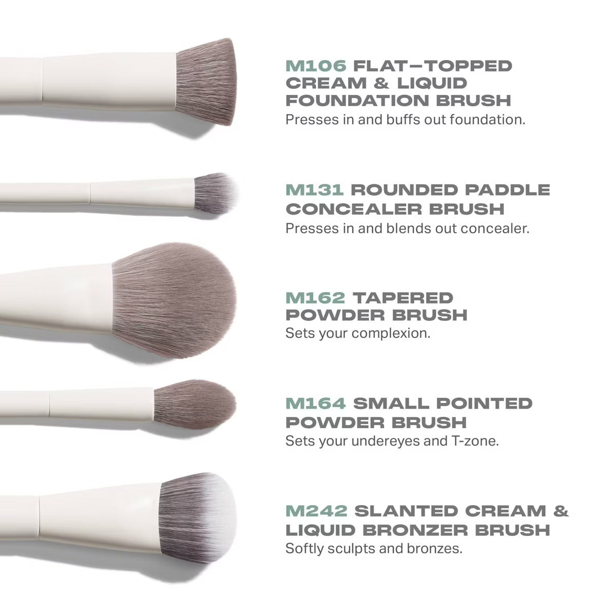 Morphe Portrait Mode Face Brush Set - 5pc