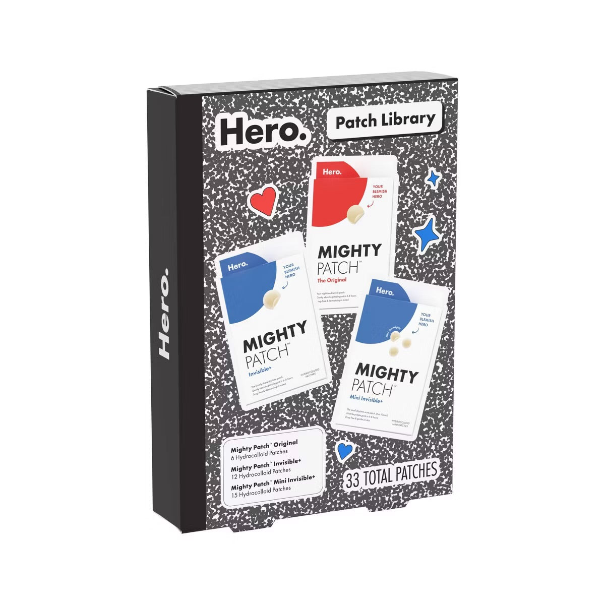 Hero Cosmetics Best In Class Blemish and Acne Treatments Trio Gift Set - 33ct