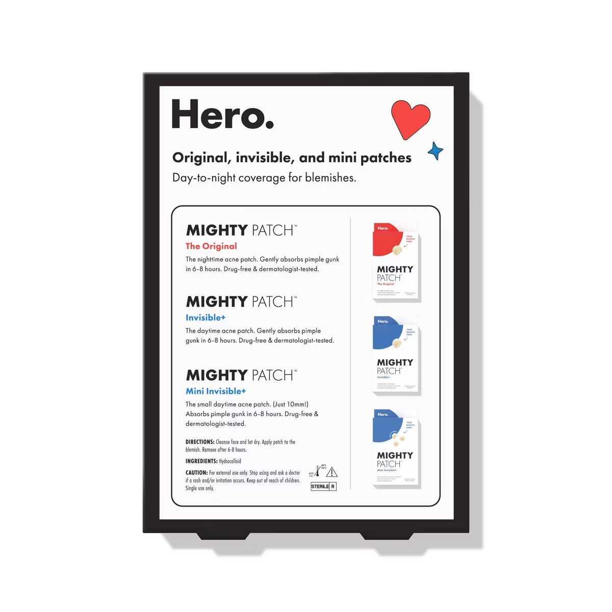 Hero Cosmetics Best In Class Blemish and Acne Treatments Trio Gift Set - 33ct
